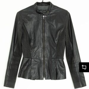 Sportmax Code
Pre-owned
Faux leather jacket - black size Small S D